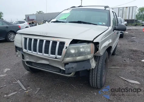2004 Jeep Grand Cherokee Laredo из США, поврежденный, VIN 1J4GW48S34C344544